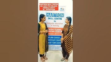 Student Experience|Hartron Skill Center|Near Govt PG Colleg Ambala Cantt #viral #reels #trending