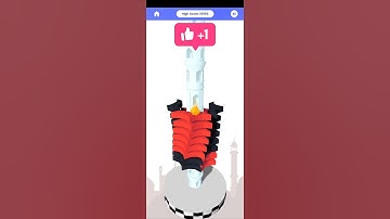 Stacking thrills and bouncing skills in Stack Bounce! 🎮⚡️ #GamingShorts#shorts#YTshorts#Gaming