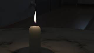 Candle Flame animation (render)