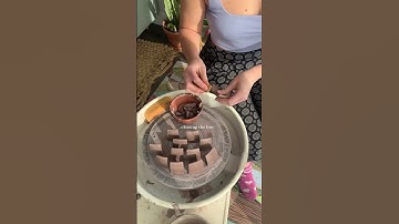 making glaze test tiles!