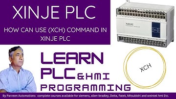 how to use (XCH) Exchange command in XINJE plc