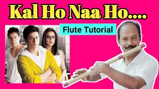 Kal Ho Naa Ho Flute Tutorial In Malayalam Antony Poomkavu