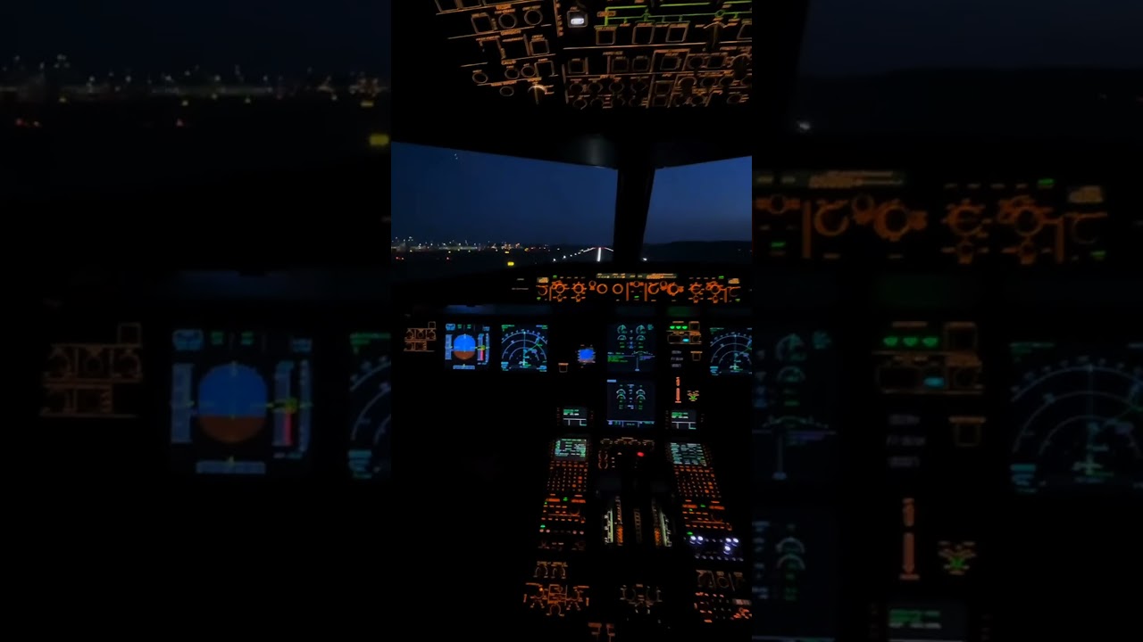 Take-off into a magical Swedish sunset  #airbusa320