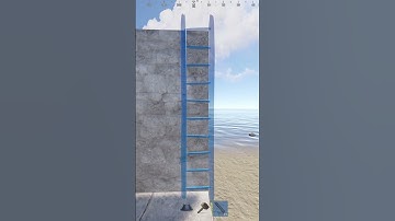 Лесенка за стеной РАСТ/RUST #rust #раст #rustshorts #gameshorts