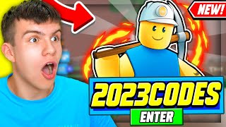 *NEW* ALL WORKING CODES FOR MINING SIMULATOR 2023! ROBLOX MINING SIMULATOR CODES