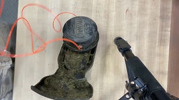 How to string a Dewalt weed eater trimmer DCST920
