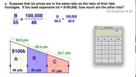 6.6  Parallel Lines & Proportional Transversal Segments