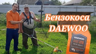 Бензиновая мотокоса Daewoo DABC 320 Сборка, первый запуск и работа!