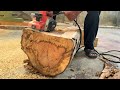 Extremely Creative Design // How To Build A Storage Bed with Dovetail Joints &amp; Tree Stump Log