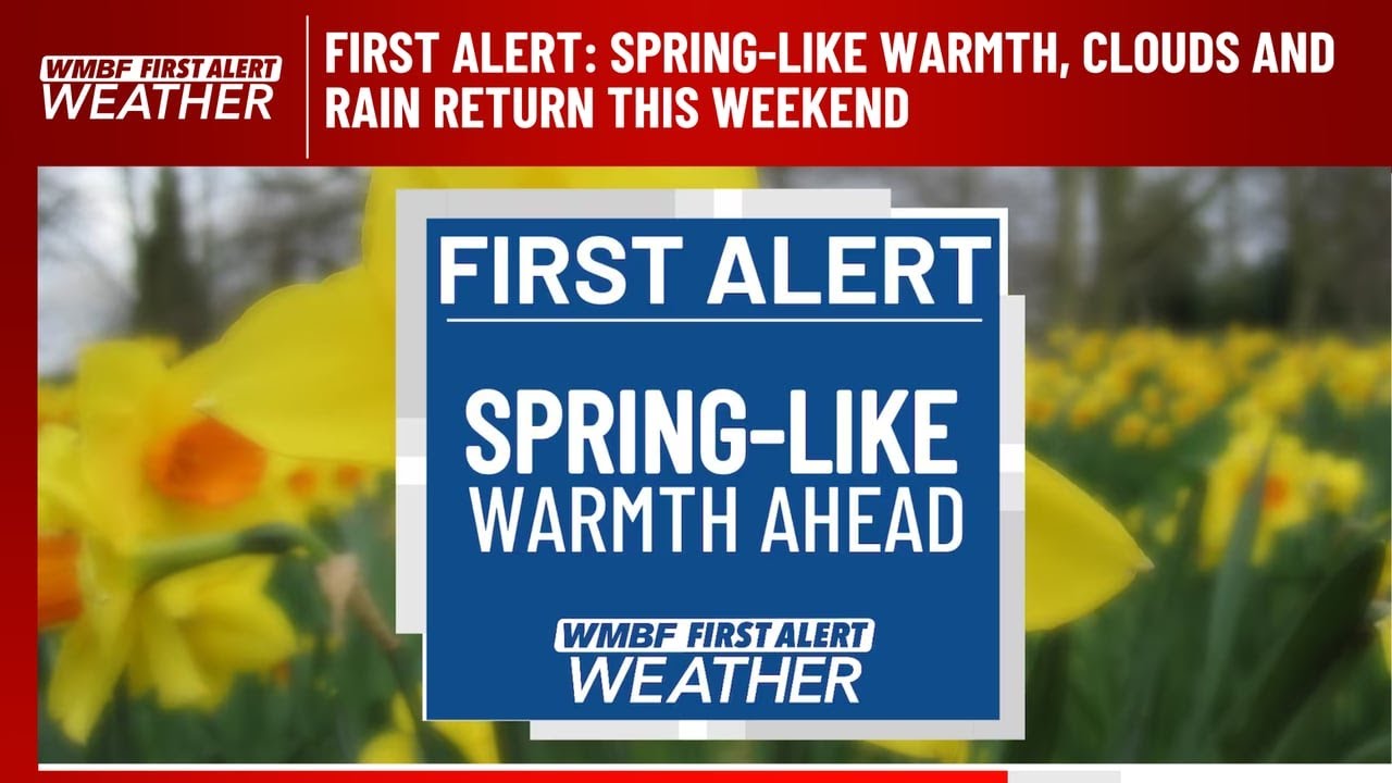 FIRST ALERT: Spring-like warmth, clouds and rain return this weekend ...