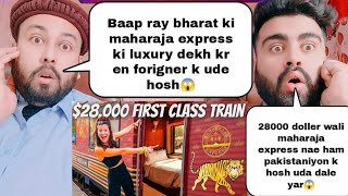 WE BOARDED INDIA’S $28,000 LUXURY TRAIN (Maharajas' Express 7 day journey) | Pakistani Reaction