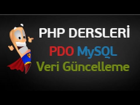 Php Dersleri 95 - PDO Ile MySQL Veri Güncelleme İşlemi | Update