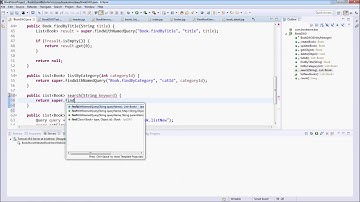 Lecture 90 - Implement search method in BookDAO class