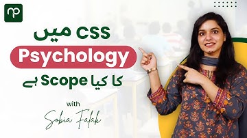 Scope of CSS Psychology| Free CSS Lectures