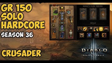 GR 150 LoD Blessed Shield Crusader Hardcore Solo Self Found Season 36