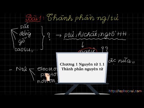 Video Hóa học 10 cơ bản và nâng cao Chương 1 Nguyên tử 1.1... - youtube