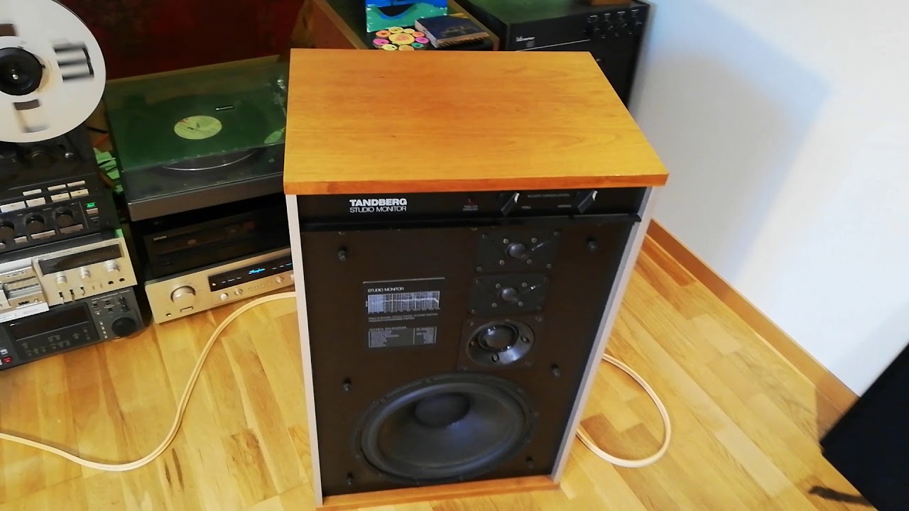 tandberg studio monitor speakers