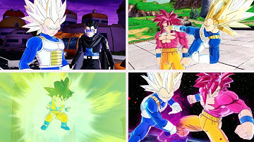SSJ4 Goku and SSJ3 Vegeta Daima! Story Modded Cutscenes - DB Xenoverse 2 Mods