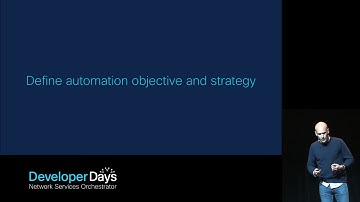 NSO Developer Days 2019: Introducing the Network Automation Delivery Model