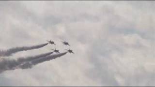 本日のブルーインパルス 20101110 #1-1 基地上空訓練