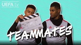 MAN. UNITED TEAMMATES: JESSE LINGARD and MARCUS RASHFORD