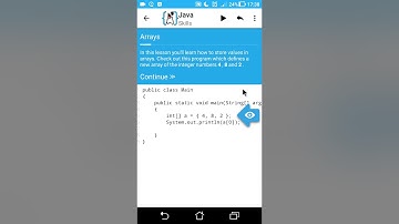 AIDE Tutorial - Java Skills (Arrays)