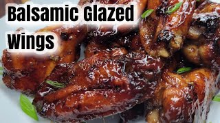 Easy Balsamic Glazed Wings