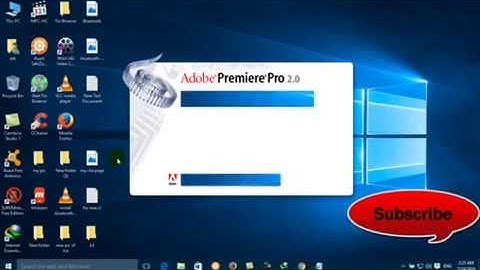 How To Download And Install Adobe Premiere Pro On Windows 10 8 7 For Free
