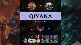 Qiyana Mid vs Pantheon - NA Master Patch 14.9