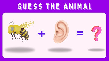 Can you guess the Animal ?🧐 | Rebus Puzzle | Picture Puzzle | Puzzle for Kids | Easy puzzles