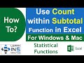 Comment utiliser le nombre dans la fonction de soustotal dans microsoft excel  apprenez en 5 minutes