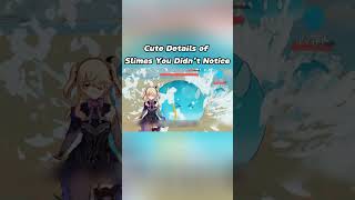 Cute Details of Slimes You Didn't Notice #genshin #genshinimpact #genshintips