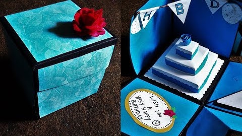 Birthday Explosion Box | Complete Tutorial | DIY | Gift for him / her