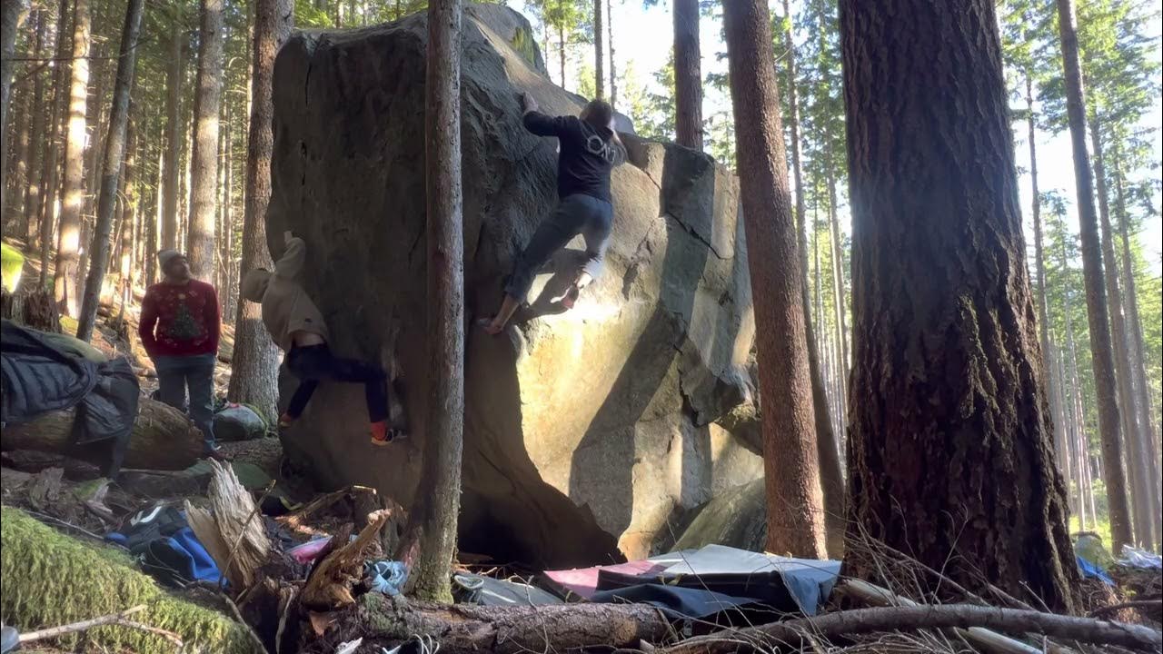 Splinter V79 Gold Bar Bouldering (East Forest) YouTube