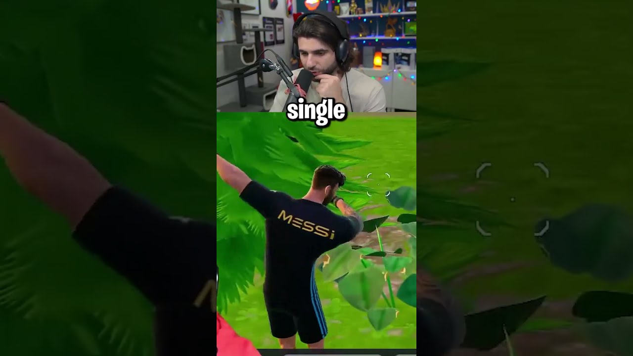 IShowSpeed Died To Messi In Fortnite 