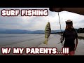 Fishing the surf w my parents in brazil  br24ep1