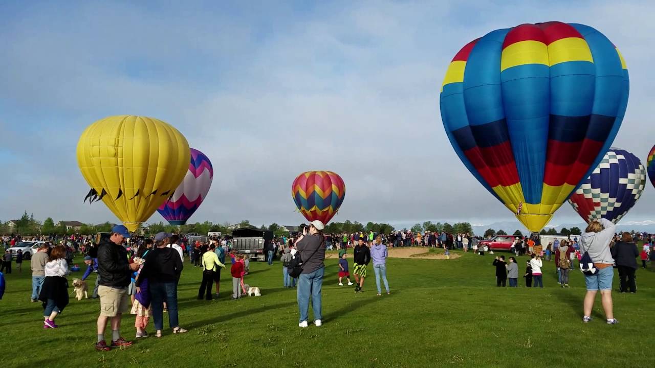 Hot Air Balloon Festival Erie CO 2016 YouTube