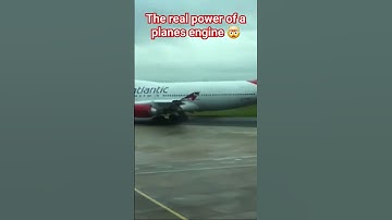 the real power a plane engine🤯 #aviation #aircraft #boeing #747 #shorts