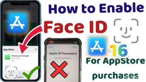 Enable Face ID for AppStore purchase | How to use Face ID to install apps from AppStore