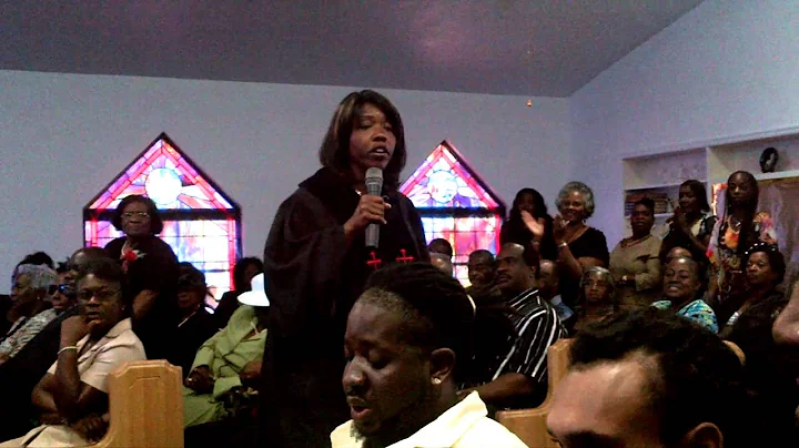 Pastor Lori Snell preaching her dads funeral part 2