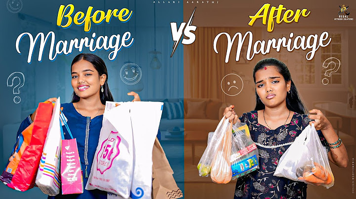Before Marriage VS After Marriage 🤣😩❤️ || Allari Aarathi Videos || Comedy Videos #trending #funny