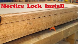 Morticed lock In Cabinet drawer