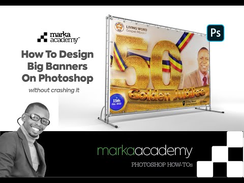 How To Design Big Banners On Photoshop Without Crashing it