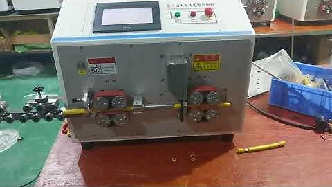 Fully Automatic Wire Stripping Machine   Power Cable Cutting & Stripping, 35mm² Max