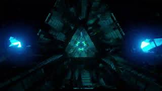 Space Triangle Tunnel - 4K VJ Loop