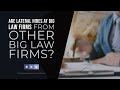 Are lateral hires at big law firms from other big law firms