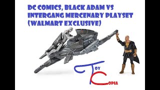 DC Comics, Black Adam Vs Intergang Mercenary Playset Walmart Exclusive review and unboxing