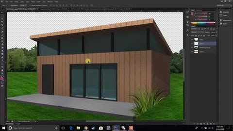 Beginner Photoshop Architecture Post Production Part 3