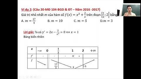 GTLN, GTNN CỦA HÀM SỐ - GT12