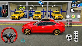 New BMW & 3 Golden Mercedes G-Wagons Parking Challenge | 3D Driving Class Gameplay Video 🚗🔥 screenshot 4